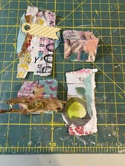 Unique Handmade Ephemera, Scrapbook,Junk Journal,tag,embellishment Mixed Media