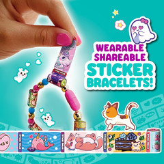 Sticki Rolls Surprise Bracelet Sticker | Kids Holographic Glow-in-the-Dark Fun