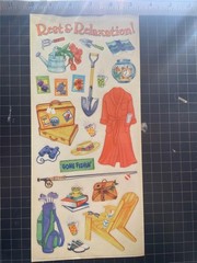 New vintage LOT of 10 sheets of (6 x 12″) STICKERS sandylion psx me mybideas