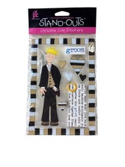 Stand-Outs Christina Cole Wedding Groom Stickers For Crafts & Scrapbooking