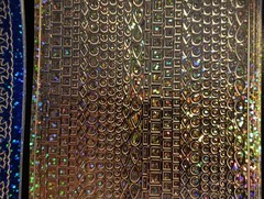 2X CRAFT HOLOGRAPHIC STICKERS SCRAPBOOKING NEW (ST1052) LINES