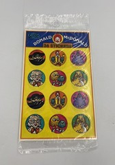 1983 Vintage Sticker Store McDonald’s Ronald McDonald Sealed Sticker Pack