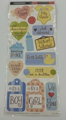 Creative Imaginations Bringing Baby Home Stickers Scrapbooking Embellishments