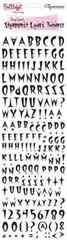 Reminisce Font Buffet Rub-Ons, Starburst Lanes Twinkle