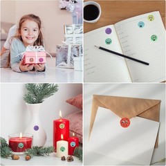500pcs Foil Happy Face Holographic Stickers, 1 Inch Small Round Smile Sticker Ro