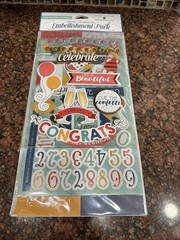 3 Birds Studio for Holland America Scrapbooking Embellishment Pack – New