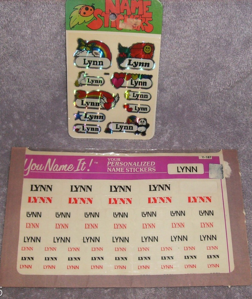 NEW 2 PKG «LYNN» STICKERS MULTICOLOR METALLIC BLACK & RED CRAFTS