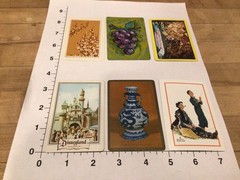 Playing Cards Mixed Lot of 6 ATC Swaps/Junk Journals/Scrapbooks/Crafts