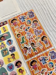 Vintage Sticker Lot – Sandy Lion Dora The Explorer, Barney, Arthur, Nick Jr.