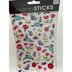 me & my BIG ideas mambiSTICKS Floral Garden Sticker Sheet STL-14 New