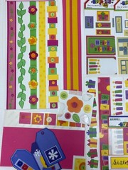 Pebbles Lot 15 Sticker Sheets 12″ Border Tags Samplers Baby Boy Girl Bees Snow