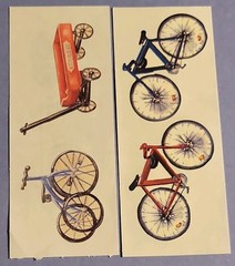 Creative Memories Multicolor Bicycle & Wagon Stickers Transportation Scrapbooki…