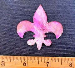 Fun 2″ Single Fleur de Lis Paper Craft