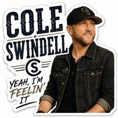 Cole Swindell Sticker/Country/Country Music/Nashville/