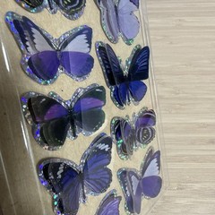 Crafter’s Square Handmade Butterfly Stickers with 3D Wings – 9 Count PURPLE