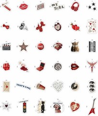 100 Stylish Y2K Stickers – Waterproof Aesthetic Decals for Laptops & Journals