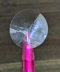 25 pcs Clear Transparent Retail Package Seals 1 INCH round Circle Seal Sticker