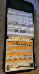 Creative Memories Scrapbooking Organizer Binder w/ Mixed Embellishments Lot