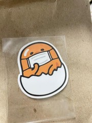 12pcs Cute Gudetama Stickers Kawaii Lazy Egg Cartoon Aesthetic Waterproof