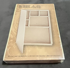 TIM HOLTZ Idea-ology Configurations Chipboard Shadowbox Book 2014 Retired 6″x9″
