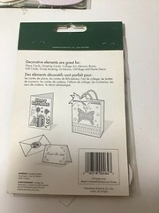 Lot of 4 Vintage Card Connection Self adhesive Embossed Pastel Heart packages