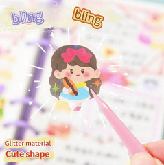 100pcs Kawaii Stickers Cute Aesthetic Diary Scrapbook Decoration Set – NEW