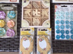 PRIMA LOT~12 Pks.~Chalk Edgers-Flowers-Sticker-Notecards-Bling-Wood Embell.~NEW
