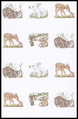 Stickers – Butterfly Deer Rabbit Squirrel – Any Occasion CL005