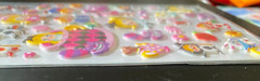 Alice in Wonderland Puffy Stickers Korean with Template