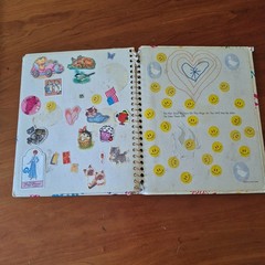 Vintage 1980s Sticker Album Book Puffy Scratch N Sniff Cabbage Patch Rainbow