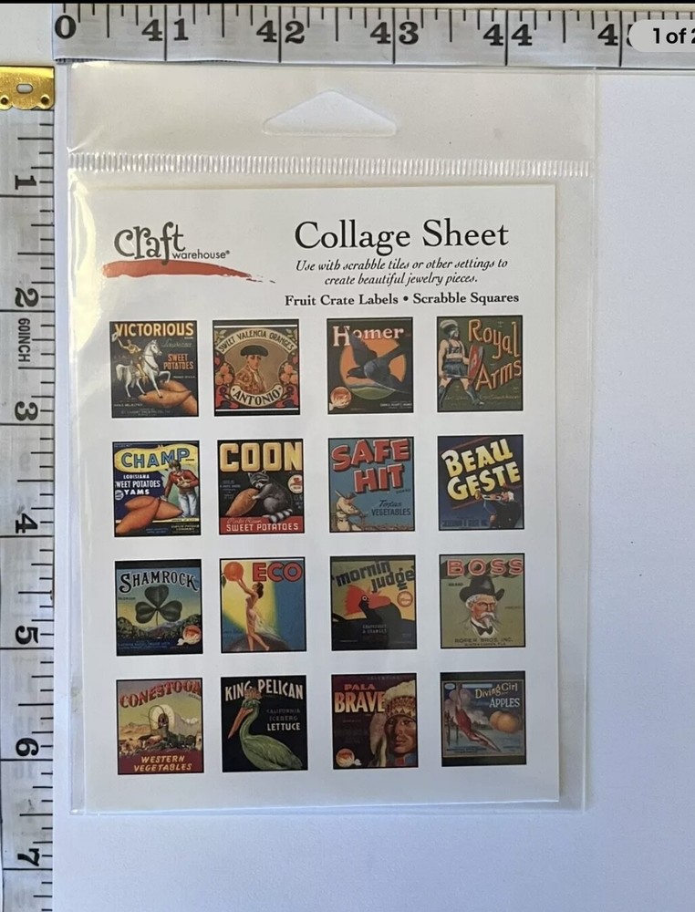 Craft Warehouse Ephemera Collage Sheet