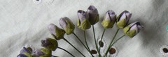 MINI ROSEBUDS LILAC 10Pk 1cm Long Buds & 7.5cmLong Stem (12Colours Available)GTB