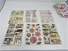 3D Create and Craft Card and Scrapbook Toppers a Variety of Subjects Nearly 200