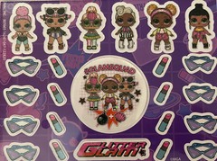 L.O.L DOLL SURPRISE Prismatic/Glitter Sticker Set(150pc)Girlfriends•Glam Squad•