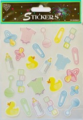 New Baby Icon Stickers Planner Scrapbook DIY Crafts Baby Book Shower Journals