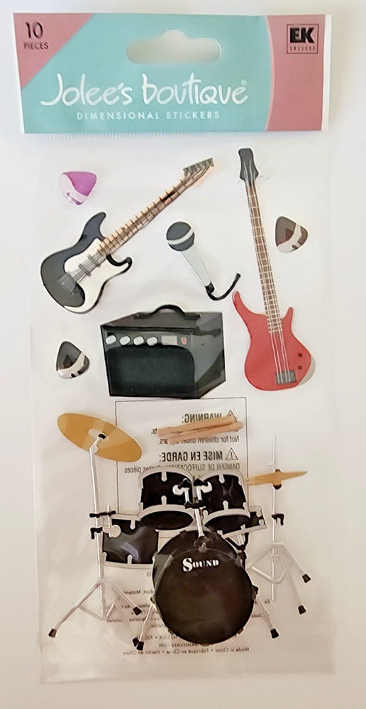 Vintage Jolee’s Boutique XL Embellishments – Rock & Roll – SPJBLG146