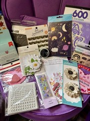 Card Making & Scrapbooking NWT Huge LOT – Stickers Die Cuts and Embellishments