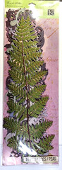 Rare 2011 K&Company Brenda Walton Flora Fauna Sticker Borders Scrapbooking 16pc