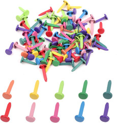 300 PCS Brass Paper Fasteners, round Metal Paper Fasteners Mini Brads for DIY