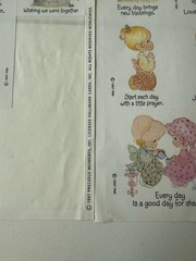 Vintage Stickers Hallmark Precious Moments Multiple Sheets Some Used