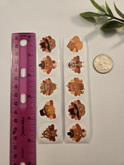 20 Thanksgiving Stickers/Reward Stickers For Kids/Turkey Stickers/Fall Stickers