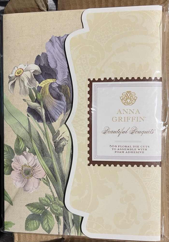 Anna Griffin Beautiful Bouquets 504 Floral Die Cuts to Assemble AG720 – NEW