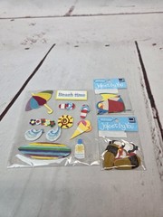 Assorted Brands EK Success Jolee’s Boutique Sticker Lot Tropical Vacation Beach