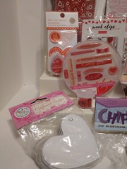 NEW ~ Craft Scrapbooking Valentine Love Lot ~ Stamps,Ink,Stickers,Embellishments