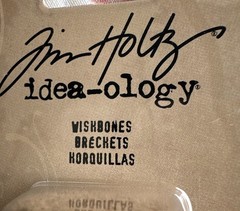 Tim Holtz Idea-ology Wishbones Resin Faux Bones Embellishment TH93071