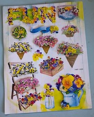 Crafter’s Square Floral Embellishment Stickers – Lot Of 2