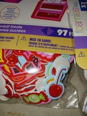 FOAMIES STICKERS,sweet treats,11 pkgs,darice,97pcs each pkg,unused,valentine .