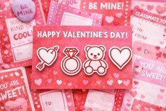Valentine’s Day Sticker Set – 16 Piece