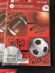 9 – Packages Sticker Valentines Hearts XO Pet Love Sports- 274 Stickers Total