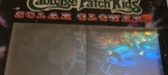 Cabbage Patch Kids Solar Glowers Holographic sticker 76 Vtg pkg has tear see pic